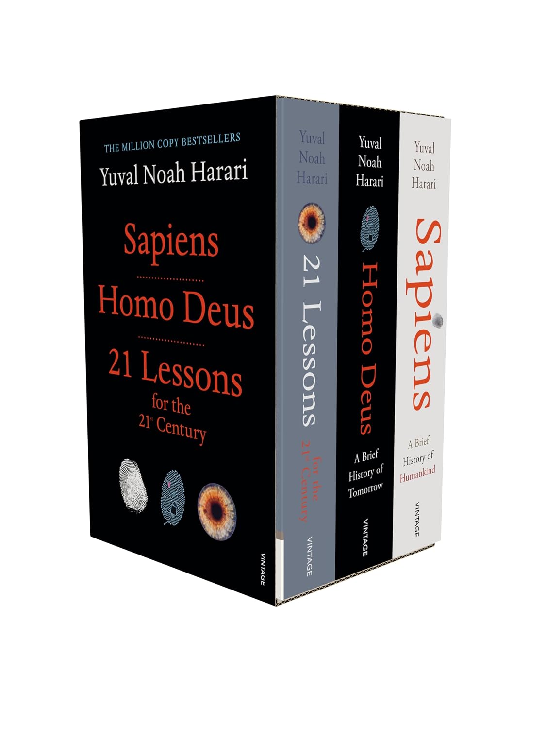 YUVAL NOAH HARARI BOX SET (SAPIENS, HOMO DEUS, 21 LESSONS FOR 21ST CENTURY) (LEAD TITLE).