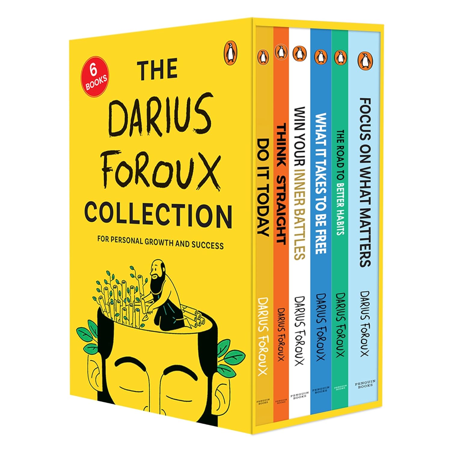 The Darius Foroux Collection For Personal Growth & Success (Box set): A Six Books Boxset Featuring all of Darius Foroux's Bestsellers | 6 Bestselling Books on Habits, Focus, and Inner Growth―Your Complete Toolkit for a Better Life
