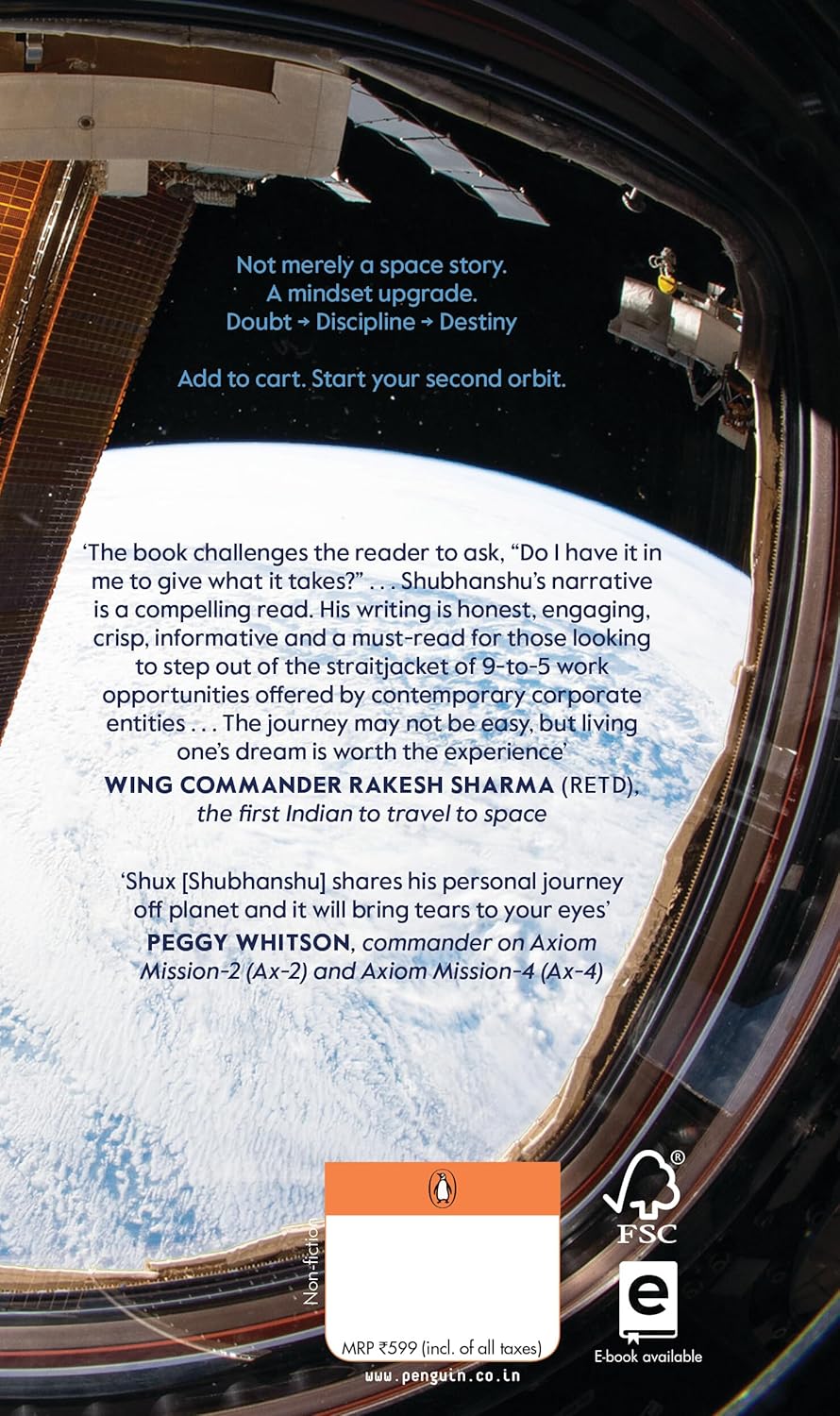 The Second Orbit: Belief of a Man . . . Dream of 1.4 Billion Hearts | An Indian Astronaut’s Journey Through ISRO, Space Missions, and the Pursuit of the Impossible