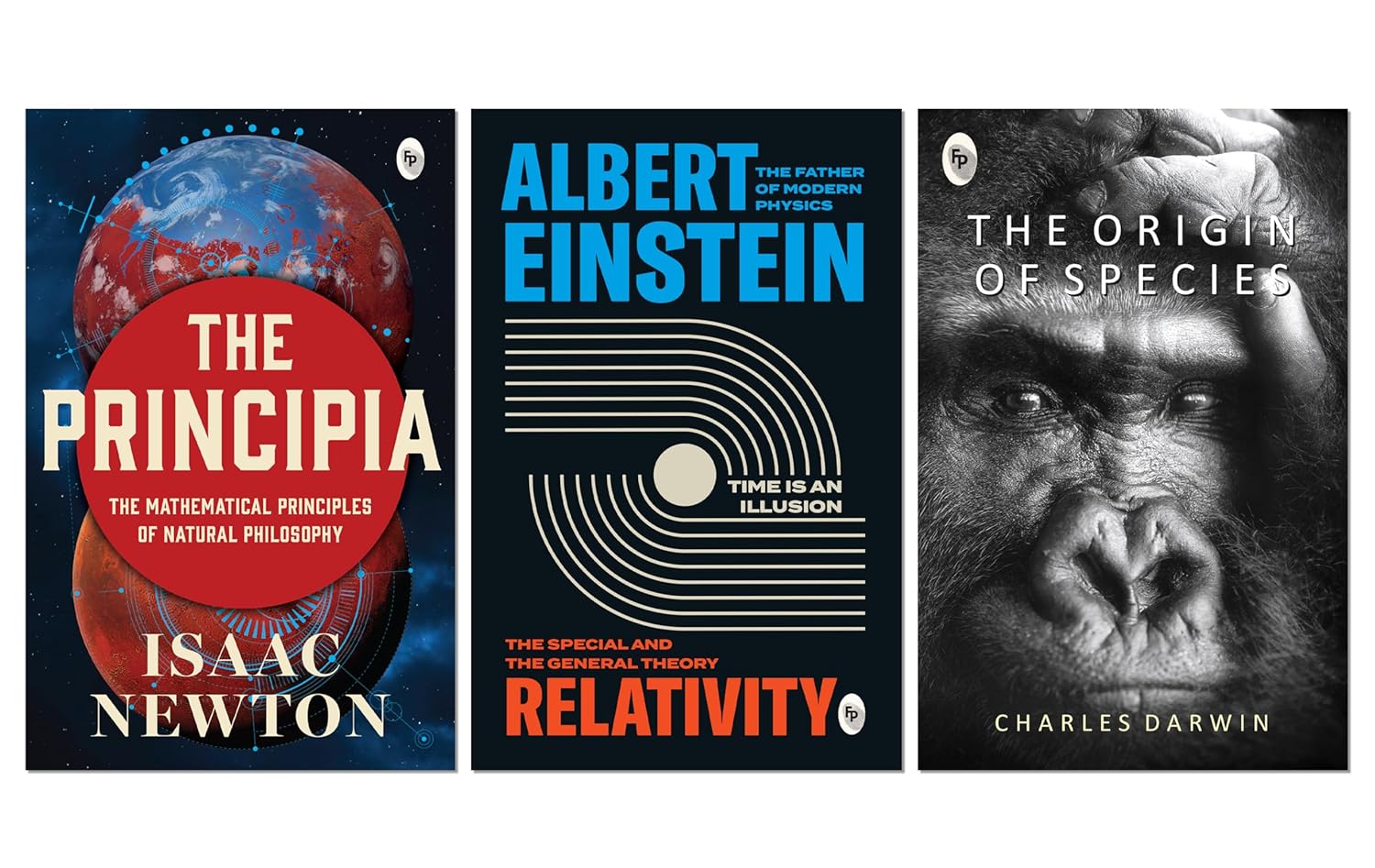 Greatest Scientific Minds (Boxed Set of 3): Charles Darwin, Albert Einstein, Isaac Newton - Origin of Species | Relativity: The General and The ... | The Principia (Popular Classic (Box Set)) by Various - Book Image 2