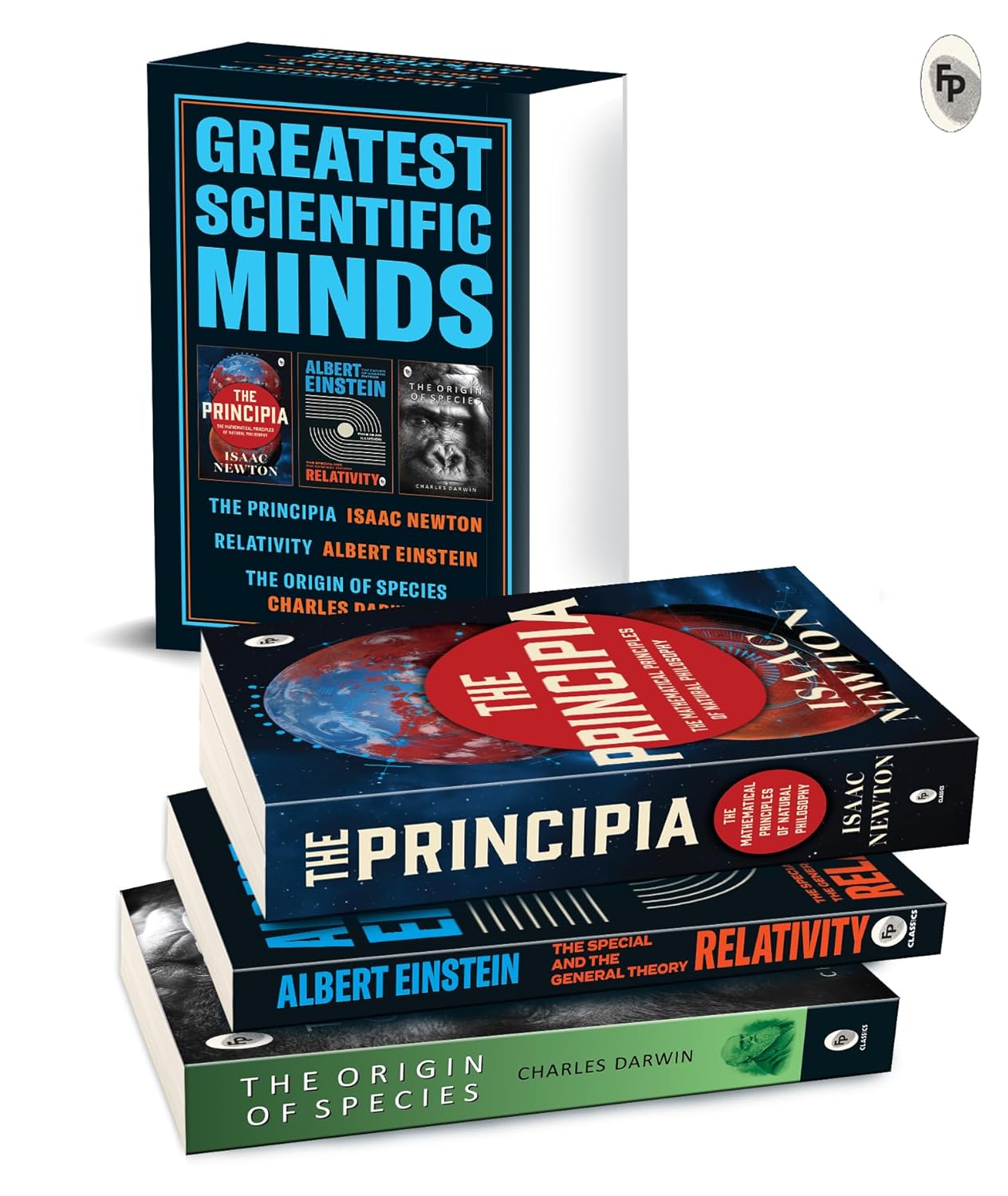 Greatest Scientific Minds (Boxed Set of 3): Charles Darwin, Albert Einstein, Isaac Newton - Origin of Species | Relativity: The General and The ... | The Principia (Popular Classic (Box Set)) by Various - Book Image 3