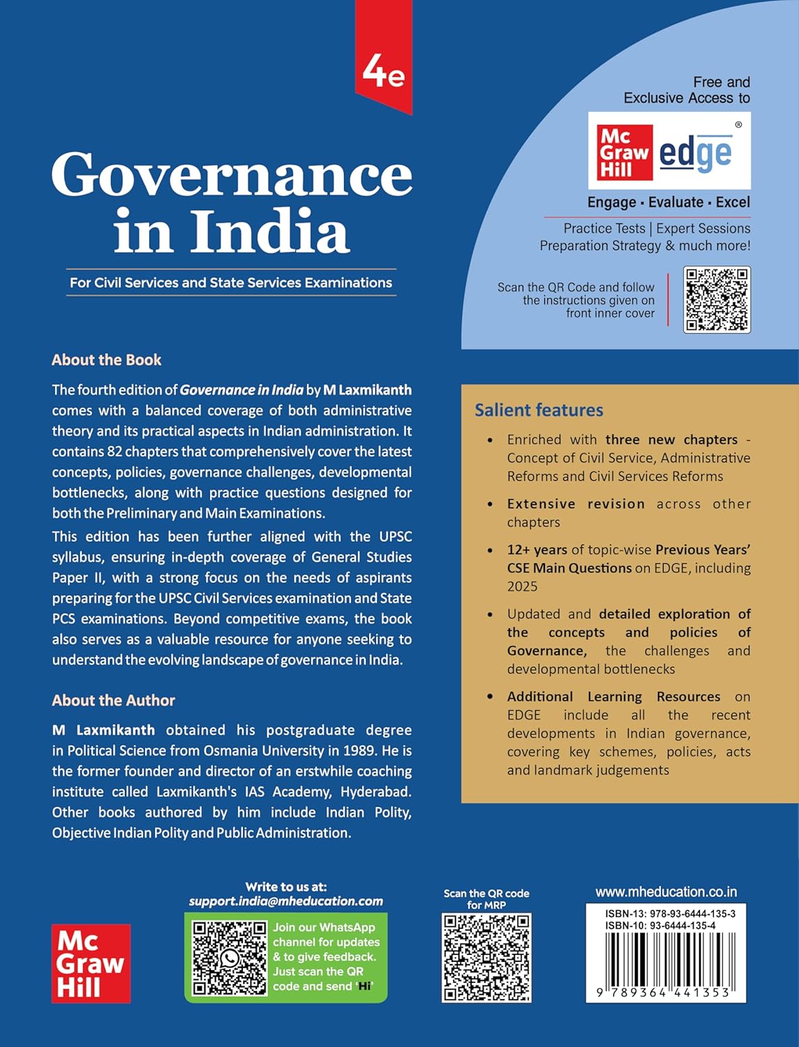 Governance in India by M Laxmikanth - Book Image 2