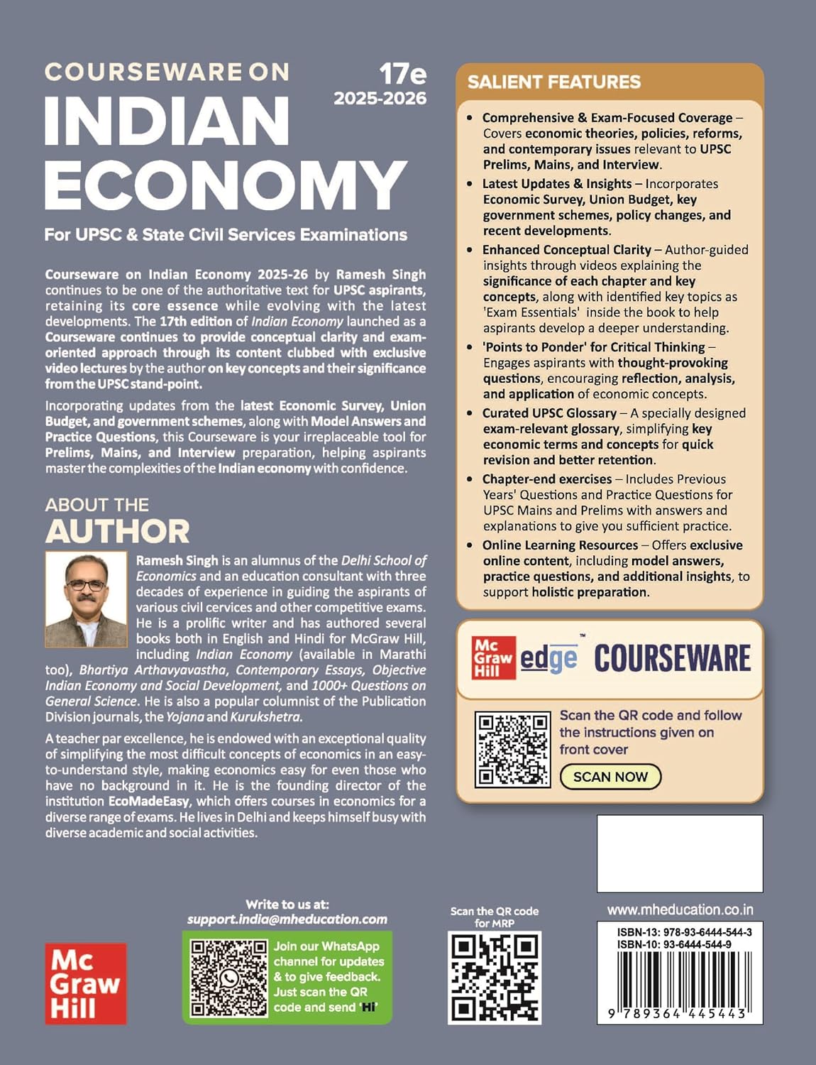 Indian Economy by Ramesh Singh - Book Image 2